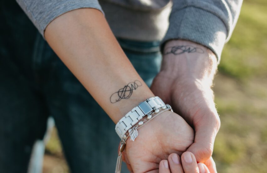 atouage de couple discret