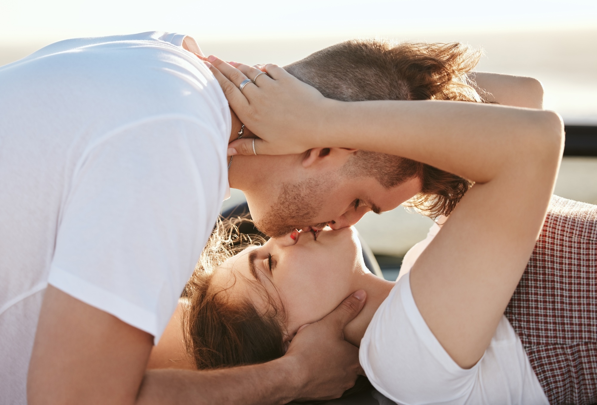 bisous d'amour pour le couple