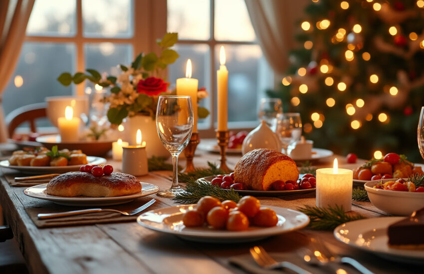 découvrez des recettes gourmandes pour célébrer noël en amoureux. surprenez votre chérie avec un festin romantique, plein de saveurs et d’idées originales pour un réveillon inoubliable.