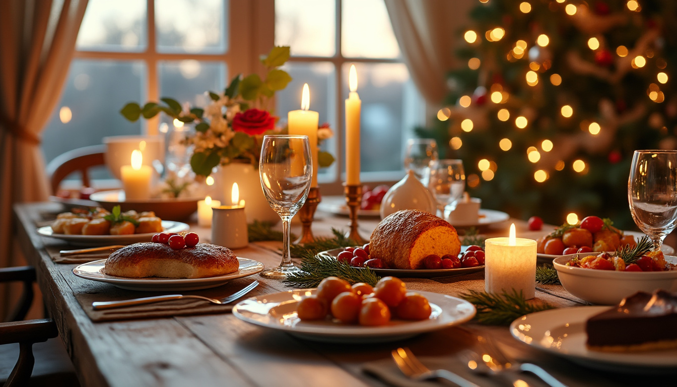 découvrez des recettes gourmandes pour célébrer noël en amoureux. surprenez votre chérie avec un festin romantique, plein de saveurs et d’idées originales pour un réveillon inoubliable.