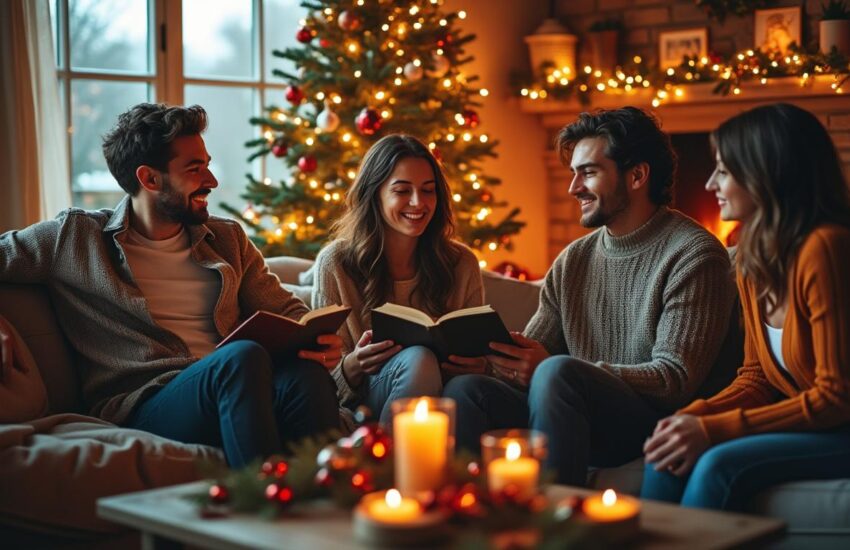 lisez des poèmes d'amour pour noël et laissez-vous toucher par des mots chaleureux qui célèbrent la magie des fêtes et les sentiments sincères.