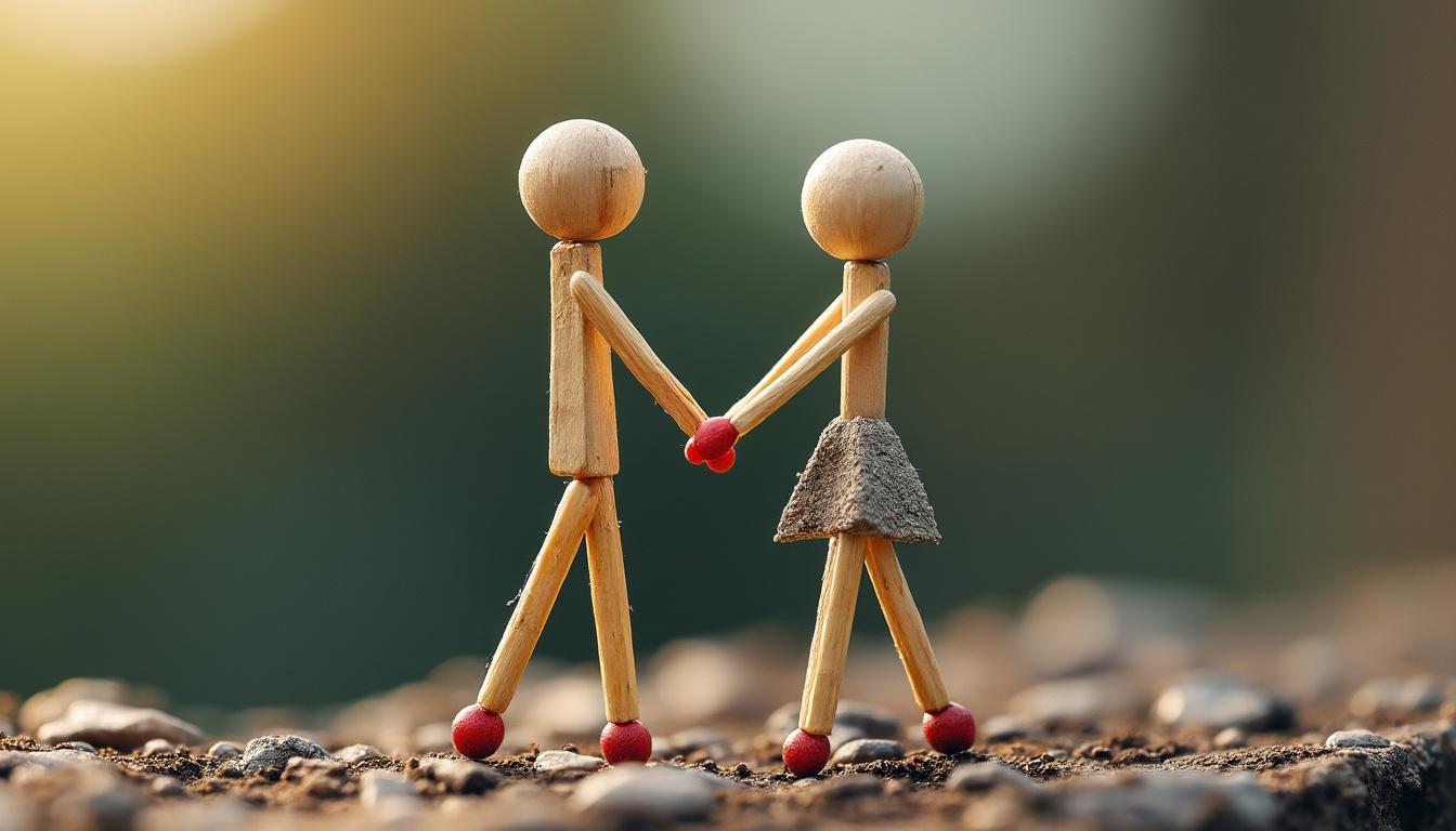 Les bonhommes allumettes : amour, une métaphore puissante en littérature moderne