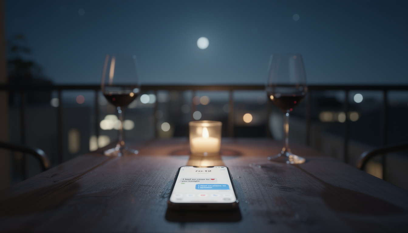 découvrez comment les sms échangés tard le soir peuvent réveiller la passion et l'art subtil de séduire sous le clair de lune.