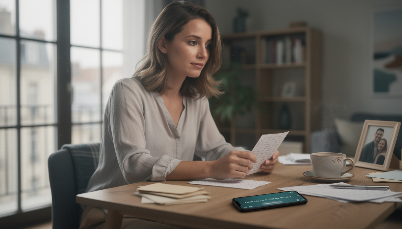 découvrez nos astuces pour écrire un texte sincère et rassurant à une femme à distance, afin de lui faire plaisir et renforcer votre lien malgré la distance.